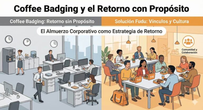 Coffee badging y el retorno con proposito - Fudu
