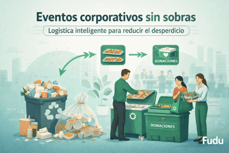 Eventos corporativos sin sobras - Fudu